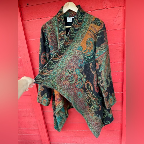 Parsley & Sage Multicolor Paisley Cardigan, M - Picture 11 of 12